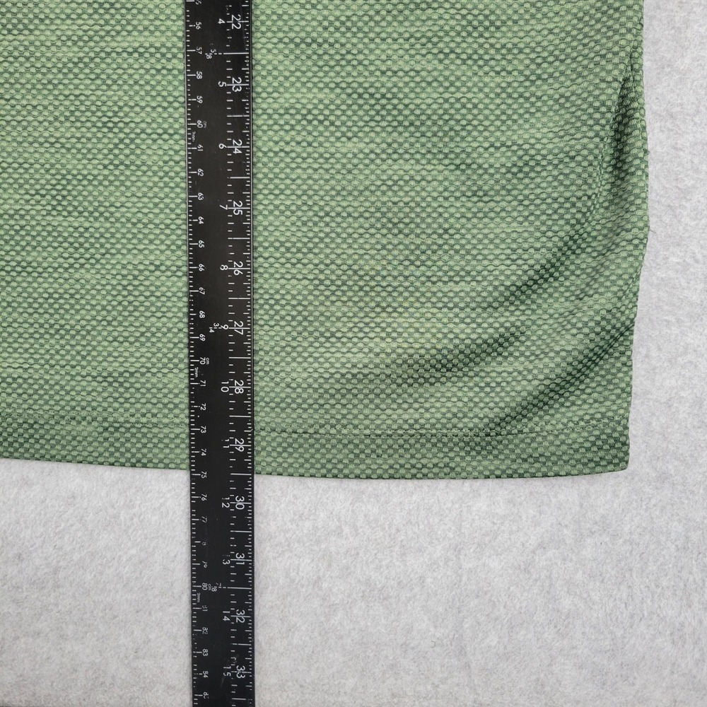 Columbia Pullover Mens Large Green Ohio Bobcats Quarter Zip Textured RN 138859 - Picture 7 of 12